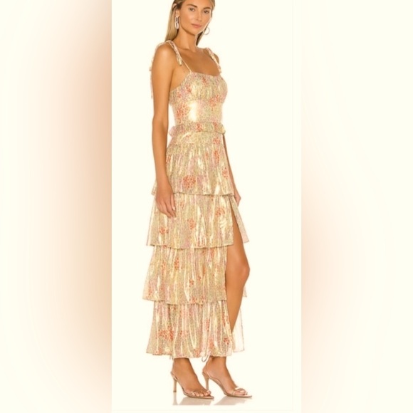 XS Lovers and Friends NWT Santorini Maxi Dress - Picture 1 of 2